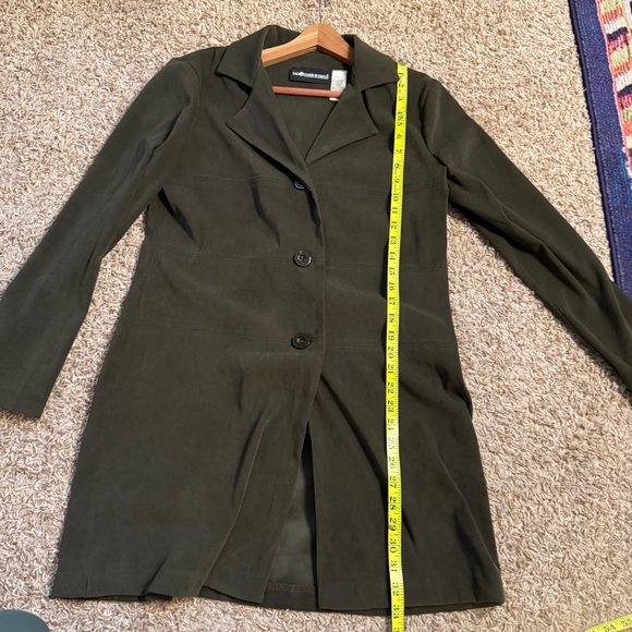 Vintage Sag Harbor Green Faux Suede Jacket - Picture 12 of 13